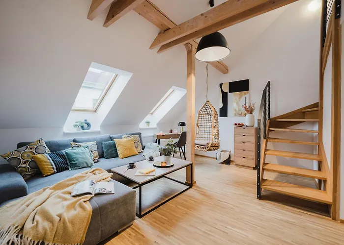 Prague Days - Attic Loft - Work Space - Private Parking